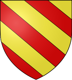 Ecu bandé or gueules